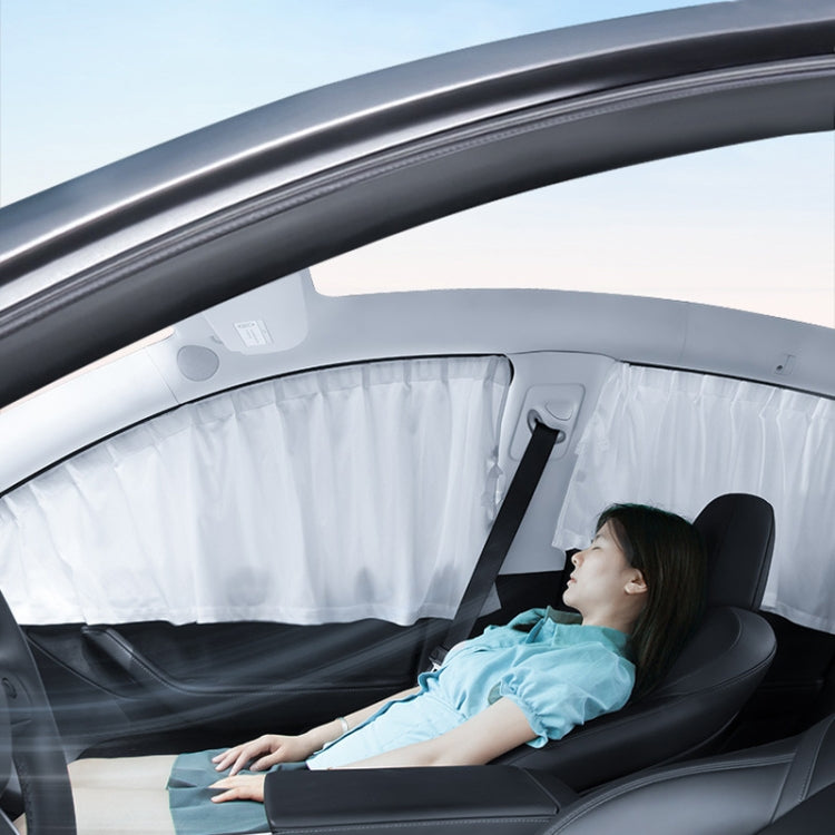 Tenda per protezione solare per la privacy del finestrino laterale dell'auto, For Tesla Model Y 4pcs White, For Tesla Model Y 4pcs Black, For Tesla Model 3 4pcs White, For Tesla Model 3 4pcs Black