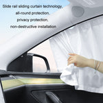 Tenda per protezione solare per la privacy del finestrino laterale dell'auto, For Tesla Model Y 4pcs White, For Tesla Model Y 4pcs Black, For Tesla Model 3 4pcs White, For Tesla Model 3 4pcs Black
