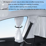 Tenda per protezione solare per la privacy del finestrino laterale dell'auto, For Tesla Model Y 4pcs White, For Tesla Model Y 4pcs Black, For Tesla Model 3 4pcs White, For Tesla Model 3 4pcs Black