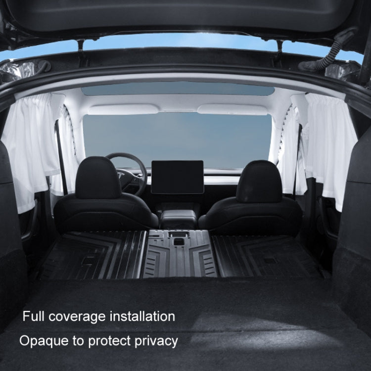 Tenda per protezione solare per la privacy del finestrino laterale dell'auto, For Tesla Model Y 4pcs White, For Tesla Model Y 4pcs Black, For Tesla Model 3 4pcs White, For Tesla Model 3 4pcs Black