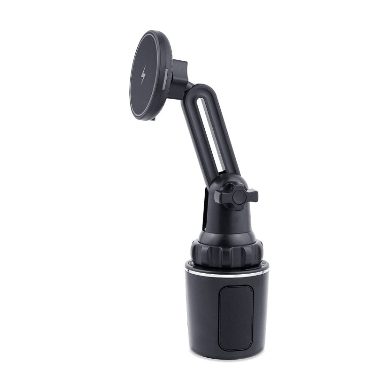 Supporto per tazza d'acqua per auto Staffa di ricarica wireless MagSafe, Black