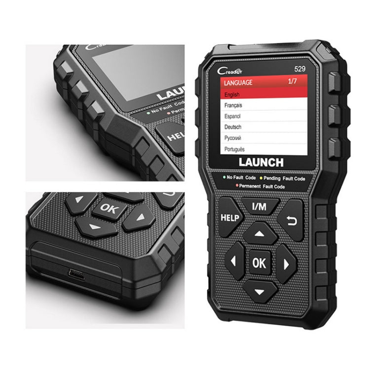 Avvia lo scanner di codici del tester di guasto del motore dell'auto Creader CR529 OBD2