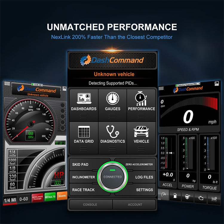 Scanner diagnostico Nexas Bluetooth 5.0 OBD2 per IOS/Android, OBD2 Diagnostic Scanner