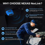 Scanner diagnostico Nexas Bluetooth 5.0 OBD2 per IOS/Android, OBD2 Diagnostic Scanner