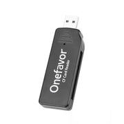 Lettore di schede CF di lettura e scrittura ad alta velocità USB 2.0 Onefavor, CF Card Reader