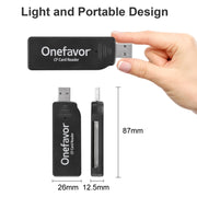 Lettore di schede CF di lettura e scrittura ad alta velocità USB 2.0 Onefavor, CF Card Reader