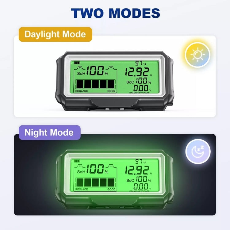 ANCEL 12V LED Tester per batteria per auto SOH/SOC Strumento di analisi della batteria ricaricabile, BM200 PRO