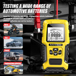 Analizzatore rapido della resistenza interna della batteria al piombo-acido per autoveicoli FOXSUR 12V/24V, Yellow