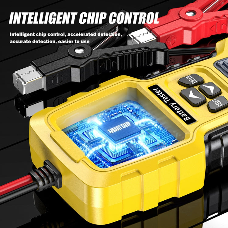 Analizzatore rapido della resistenza interna della batteria al piombo-acido per autoveicoli FOXSUR 12V/24V, Yellow