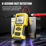Analizzatore rapido della resistenza interna della batteria al piombo-acido per autoveicoli FOXSUR 12V/24V, Yellow