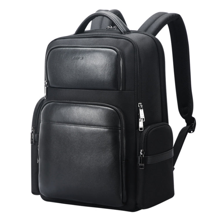 Zaino business in pelle bovina con porta USB e Type-C