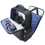 Zaino business in pelle bovina con porta USB e Type-C