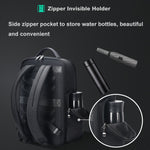 Zaino business in pelle bovina con porta USB e Type-C