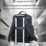Zaino business in pelle bovina con porta USB e Type-C
