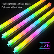 Luce ambientale decorativa interna per custodia per computer desktop con barra luminosa ARGB panoramica, F300 Square