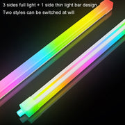 Luce ambientale decorativa interna per custodia per computer desktop con barra luminosa ARGB panoramica, F300 Square