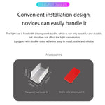 Luce ambientale decorativa interna per custodia per computer desktop con barra luminosa ARGB panoramica, F300 Square
