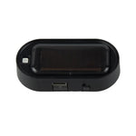 Spia LED antifurto analogico solare per auto, Black Shell Red Light, Black Shell Blue Light
