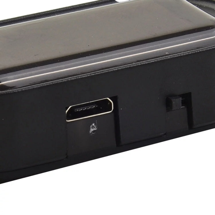 Spia LED antifurto analogico solare per auto, Black Shell Red Light, Black Shell Blue Light