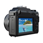 Fotocamera digitale doppia 48MP con zoom digitale 18x e display 3