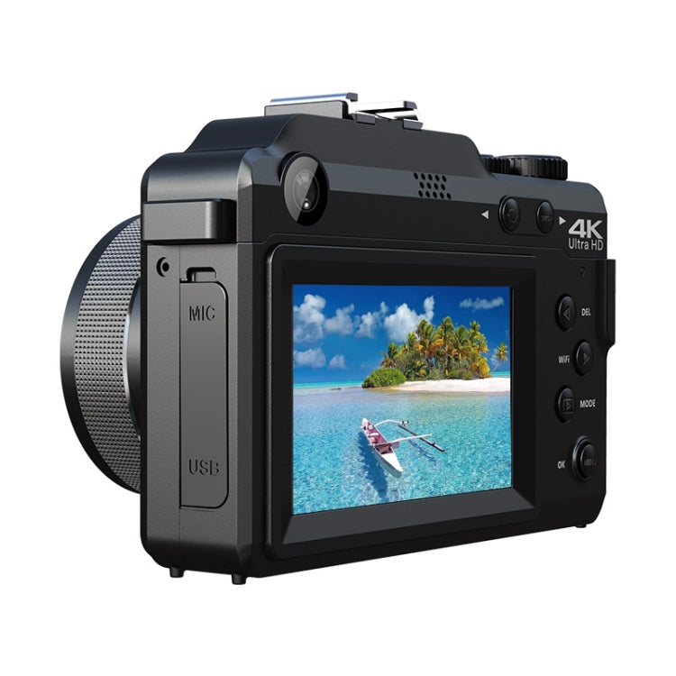 Fotocamera digitale doppia 48MP con zoom digitale 18x e display 3