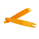 Strumento di assemblaggio per smontaggio audio per auto con filo nascosto per registratore di guida da 10 pezzi, Orange, Black
