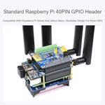 Waveshare SIM8262E-M2 5G HAT per Raspberry Pi, quad antenne 5G NSA, compatibile 5G/4G/3G