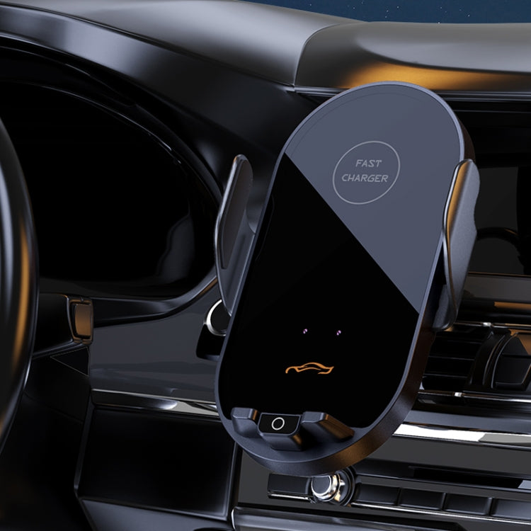 Supporto per telefono cellulare con ricarica wireless a induzione intelligente con presa d'aria per auto