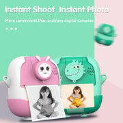 A19B Mini fotocamera da stampa digitale per bambini con fotocamera reversibile HD da 2,0 pollici 720P