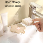 Dispenser di sapone in silicone infuso da bagno Supporto per drenaggio di sapone antiscivolo per uso domestico