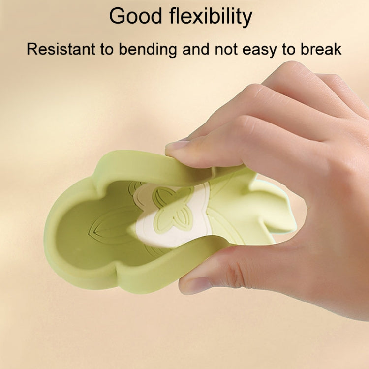 Dispenser di sapone in silicone infuso da bagno Supporto per drenaggio di sapone antiscivolo per uso domestico