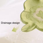 Dispenser di sapone in silicone infuso da bagno Supporto per drenaggio di sapone antiscivolo per uso domestico