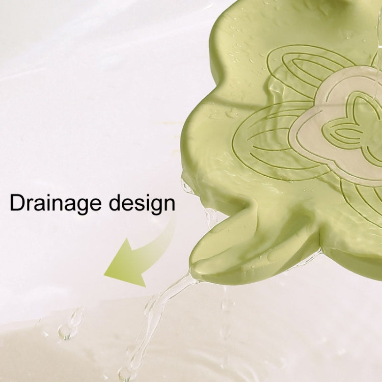 Dispenser di sapone in silicone infuso da bagno Supporto per drenaggio di sapone antiscivolo per uso domestico