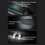 Zaino lavoro in pelle bovina con porta USB e Type-C
