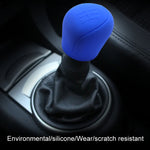 Copertura protettiva per leva del cambio automatico manuale in silicone automobilistico, Gear Shift Black, Gear Shift Gray, Gear Shift Red, Gear Shift Blue, Gear Shift Beige, Gear Shift Yellow, Handbrake Black, Handbrake Gray, Handbrake Red            ...