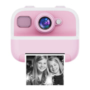 Fotocamera per stampa termica per bambini con doppia fotocamera Pixel M8 da 2,4 pollici 1080P HD 2400W, Pink, Blue, Purple, Pink+32GB, Blue+32GB, Purple+32GB