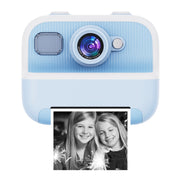 Fotocamera per stampa termica per bambini con doppia fotocamera Pixel M8 da 2,4 pollici 1080P HD 2400W, Pink, Blue, Purple, Pink+32GB, Blue+32GB, Purple+32GB