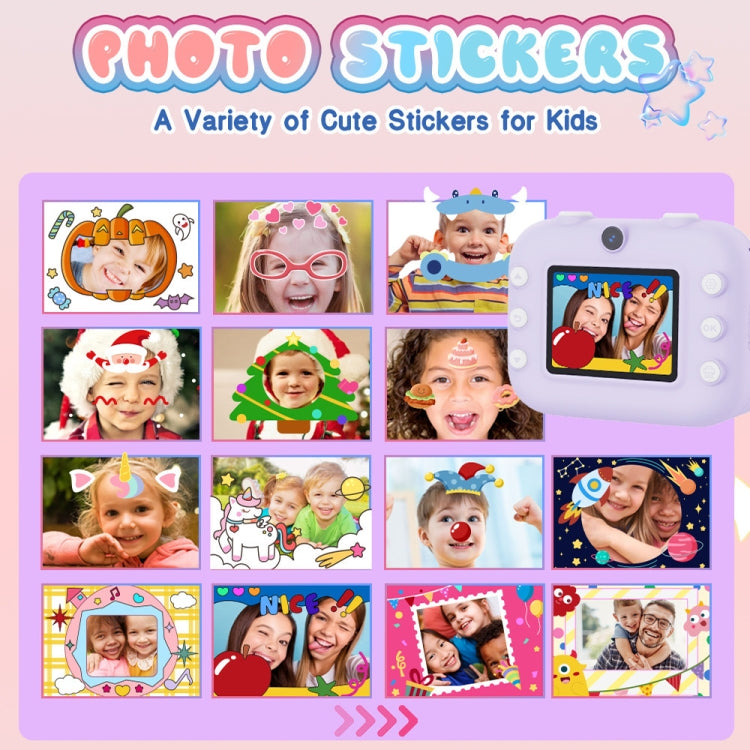 Fotocamera per bambini con stampa termica 2,4" 1080P HD
