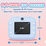 Fotocamera per bambini con stampa termica 2,4" 1080P HD