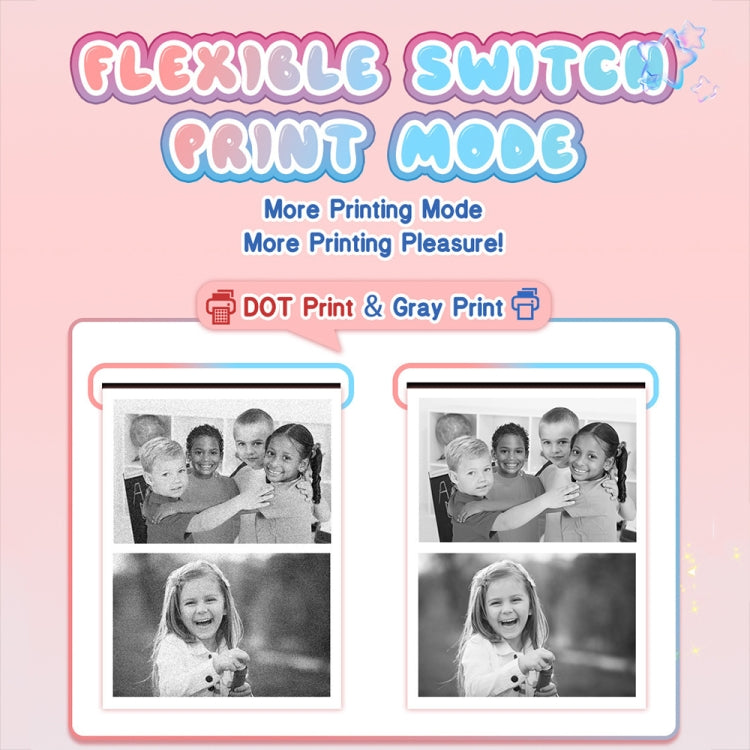 Fotocamera per bambini con stampa termica 2,4" 1080P HD