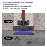 Per la spazzola motorizzata X0011/X0012/X0013 compatibile con Dyson V7 V8 V10 V11 V15, Soft Brush Bar, Bristle Brush Bar