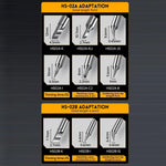 Set di saldatori portatili a temperatura costante FNIRSI, HS-02A Standard-B Round Tip, HS-02A Standard 6 Head, HS-02A Upgrade B+C2C Line+90W US Plug, HS-02A Upgrade B+C2C Line+100W US Plug+EU Adapter, HS-02A Upgrade 6 Head+C2C Line+90W US Plug         ...