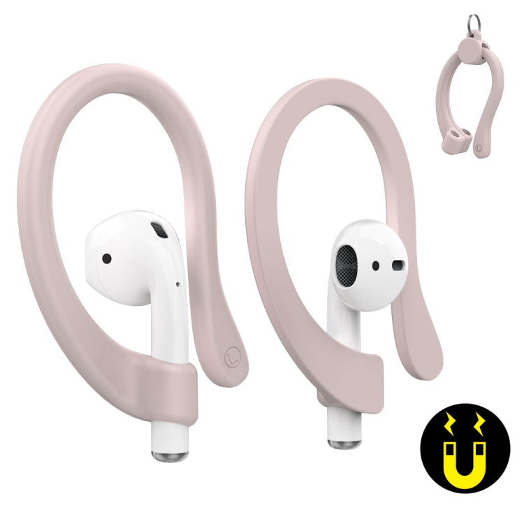 AhaStyle PT78 1 paio di auricolari wireless magnetici in silicone con ganci anti-perdita per Apple AirPods 1/2/3/Pro/Pro 2