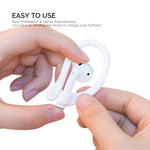 AhaStyle PT78 1 paio di auricolari wireless magnetici in silicone con ganci anti-perdita per Apple AirPods 1/2/3/Pro/Pro 2