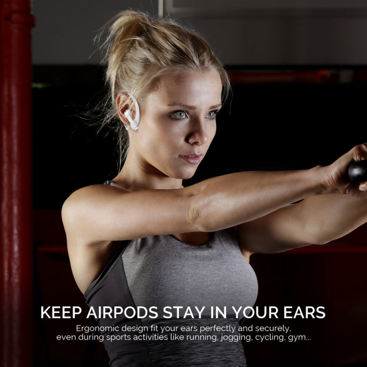 AhaStyle PT78 1 paio di auricolari wireless magnetici in silicone con ganci anti-perdita per Apple AirPods 1/2/3/Pro/Pro 2