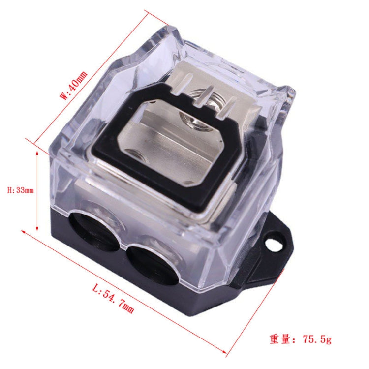 Mozzo della scatola di messa a terra del fusibile per la modifica dell'amplificatore audio per auto, 1 To 2, 1 To 3, 1 To 4