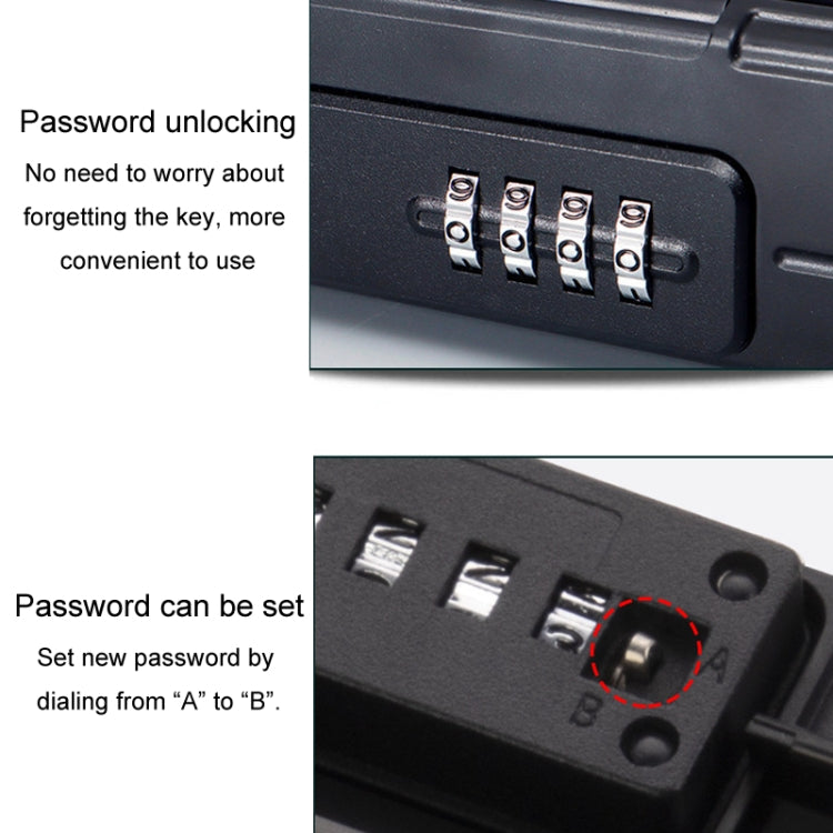 Cassetta di sicurezza impermeabile con sblocco a password