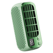 Mini ventilatore per luce notturna da esterno portatile senza lama con display digitale con ricarica USB