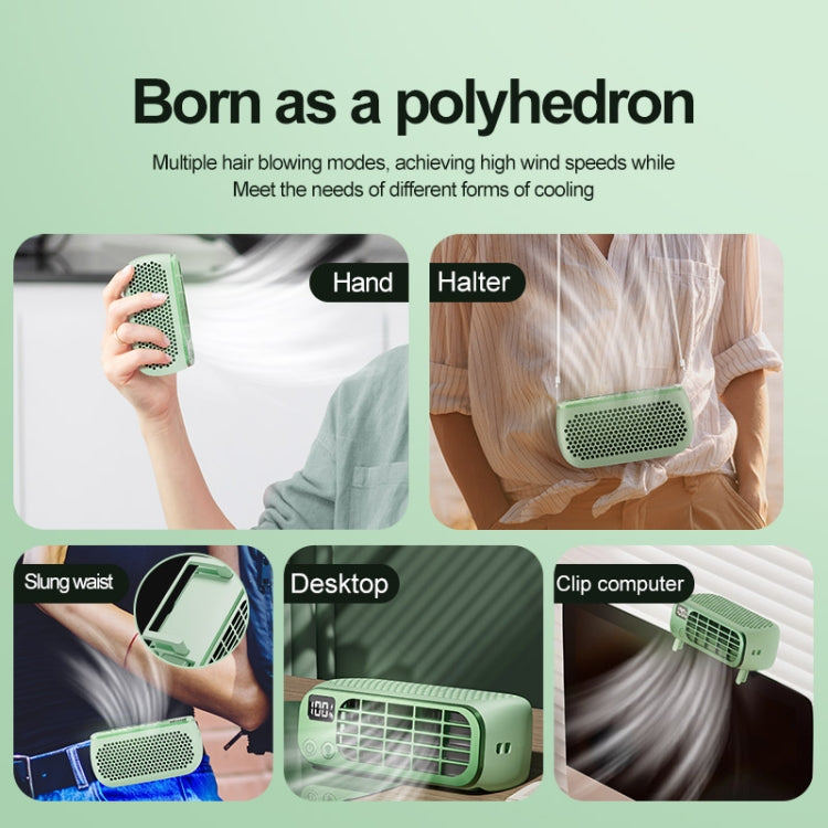 Mini ventilatore portatile senza lama con luce notturna USB