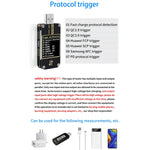 Tester USB FNIRSI FNB38 per ricarica rapida